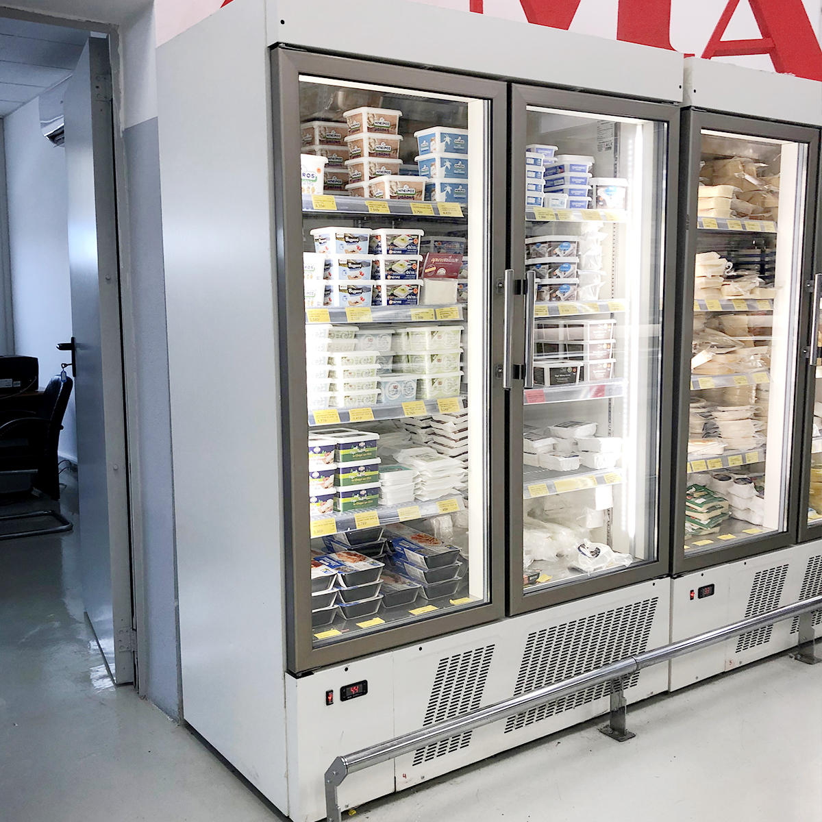 Lorex refrigerator cabinet with slider door – DFS Designs